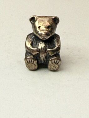 Retired Pandora Teddy Bear Charm 790395 Sterling Silver Animal Bead